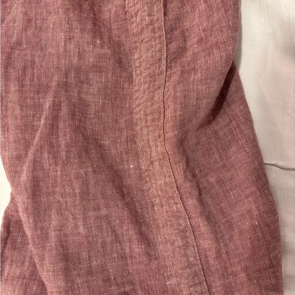 Athleta Cabo Linen Wide Leg Pants | 100% Linen | Natural Fibers - Picture 4 of 9